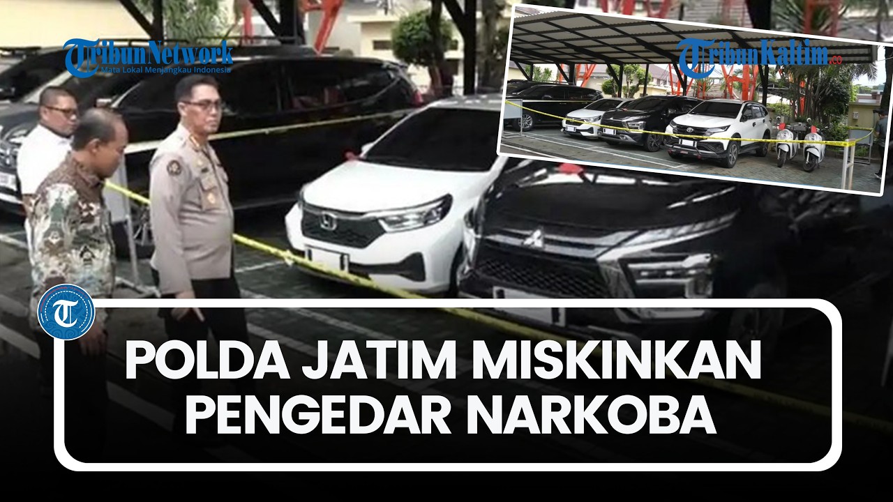 Polda Jatim Miskinkan Pengedar Narkoba, Aset Rp 2,7 Miliar Milik Dua Tersangka Disita