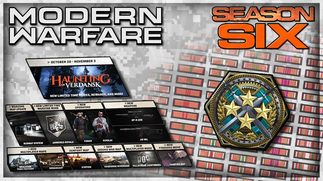 Modern Warfare & Warzone: Season 6 Overview & Challenges