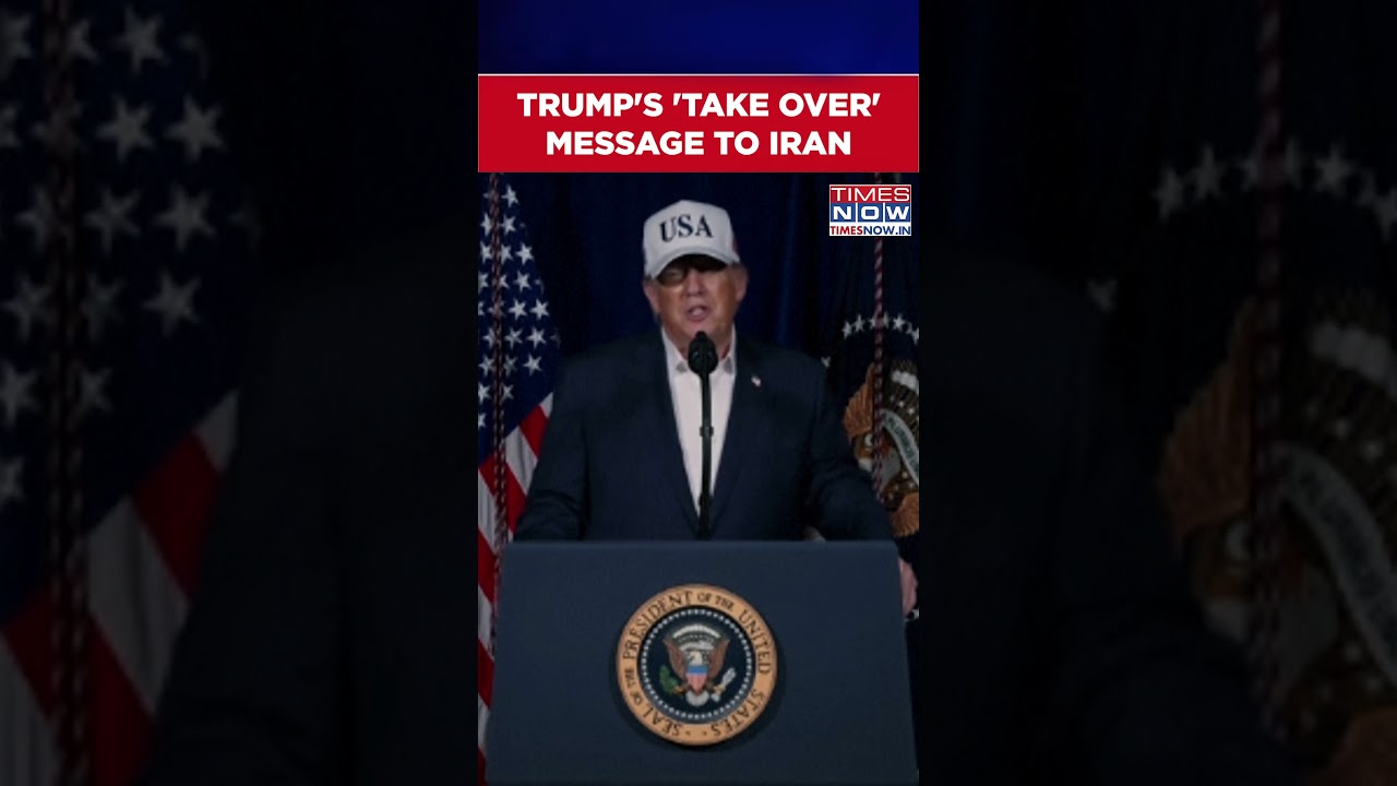 Trump's 'Take Over' Message To Iran Citizens As US, Israel Begin War On Khamenei | #shorts