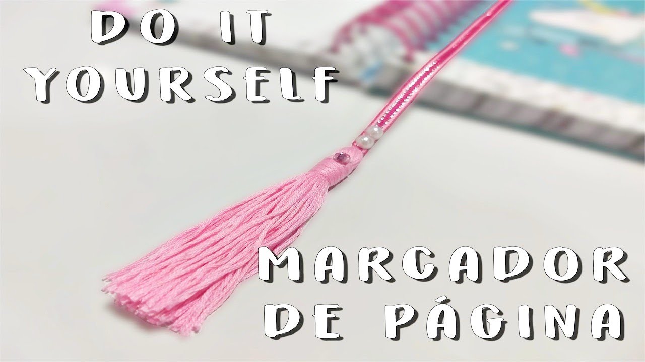 DIY: Marcador de página TASSEL para agenda
