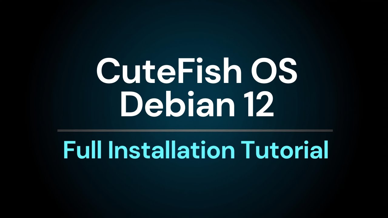 Установка CuteFish OS на Debian 12 в VMware Workstation 17 | Полное руководство по установке