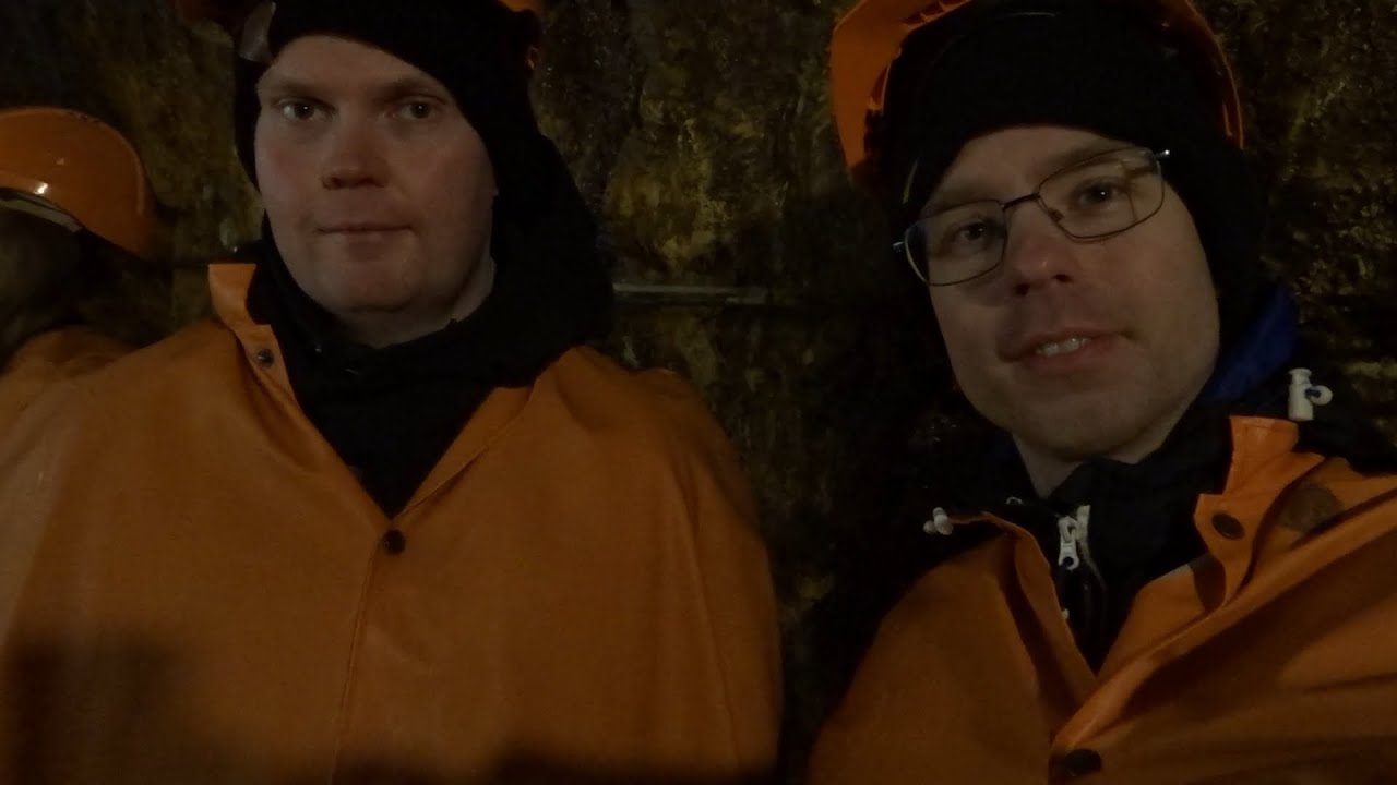 Visited Dalarnas Museum and Falu Mine (Where the house color Falu Red comes from)