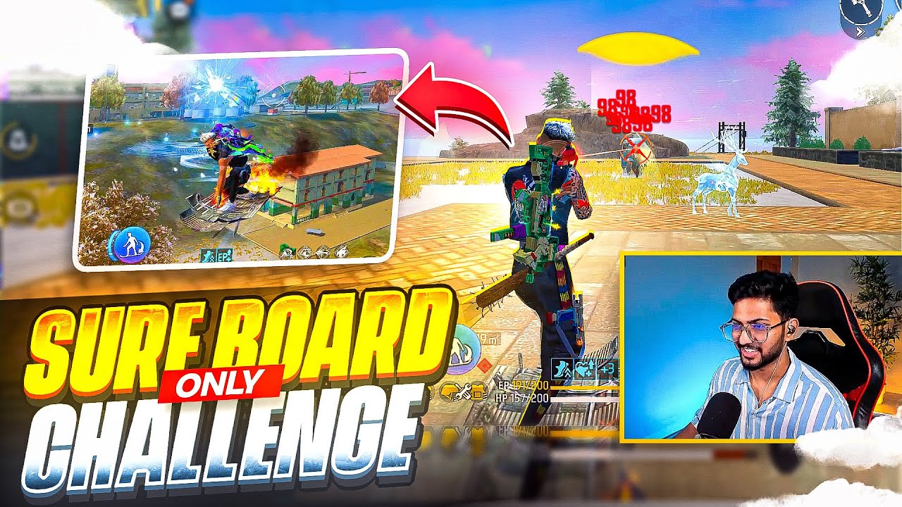New Surfboard తో  Booyah Challenge..!! 😍🔥 - Free Fire Telugu - MBG ARMY