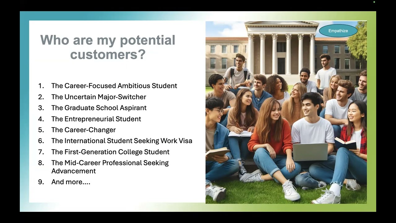 Sprint to Innovate 2025 CareerNav design thinking training + pitch