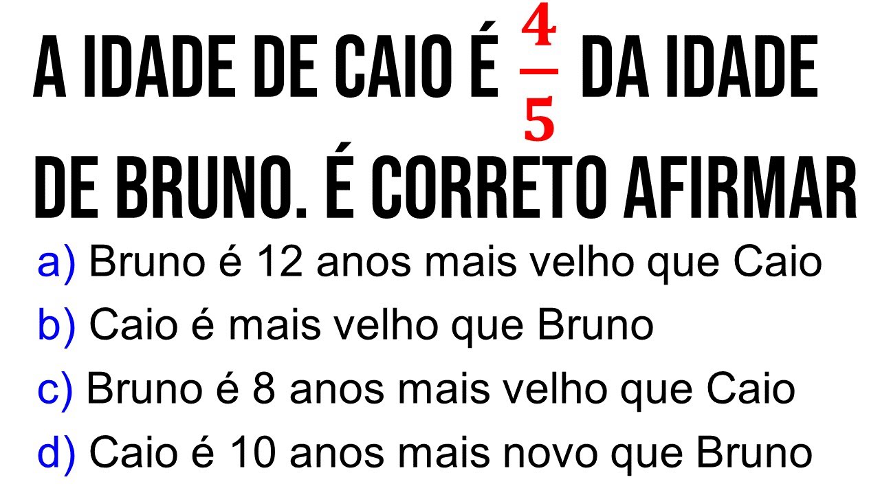 FRAÇÃO EQUAÇÃO DO PRIMEIRO GRAU FÁCIL | QUESTÃO ESTILO CONCURSO PÚBLICO DE MATEMÁTICA RESOLVIDA