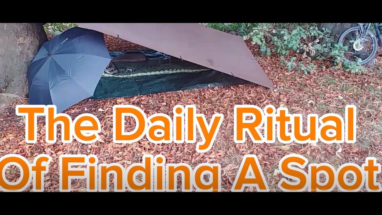 Finding a Safe Place to Sleep: Urban Homeless Camping Routine #brainrot Homeless UK