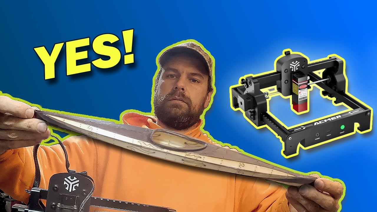 Can this little laser make a kayak? | ACMER S1 Laser Engraver 3.5w