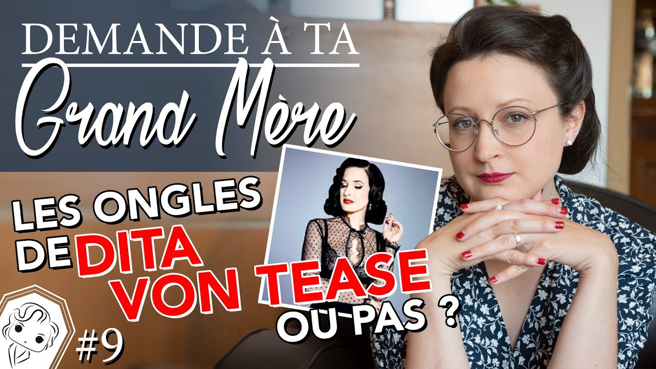 Comment faire une manucure vintage années 40 (Half Moon Nails) facilement chez soi