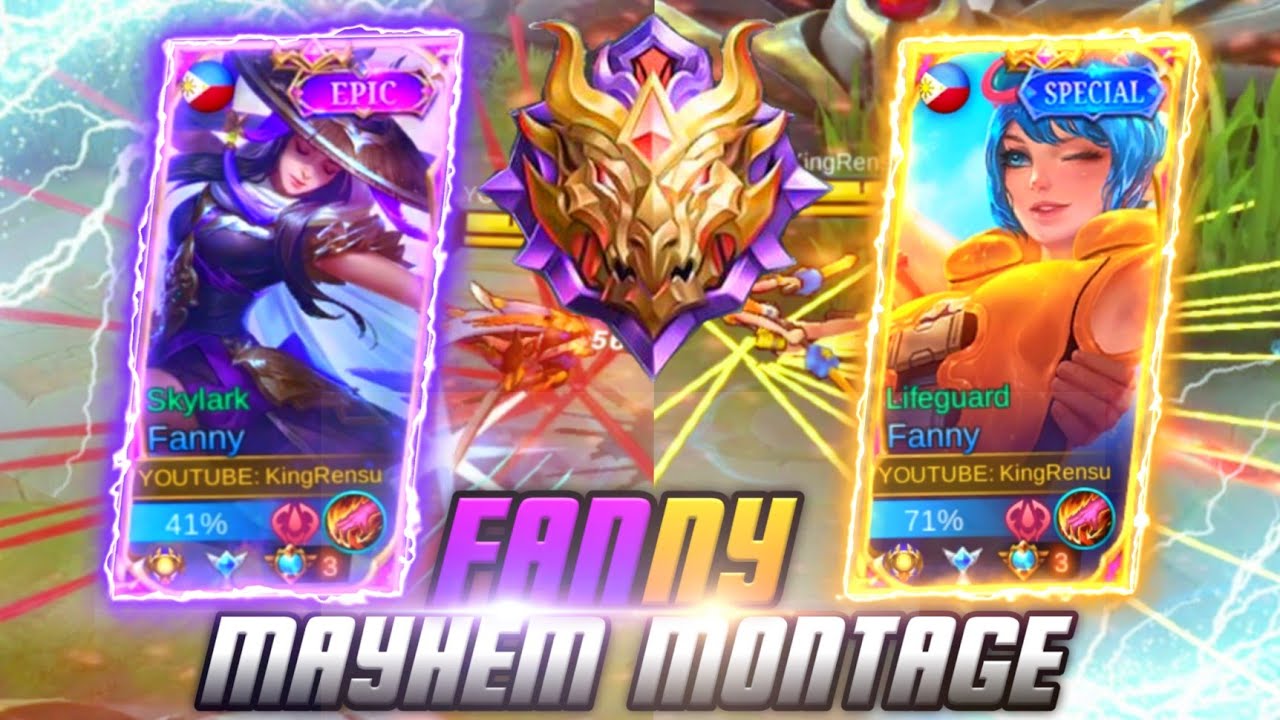 THE MOST AGGRESSIVE FANNY MAYHEM MONTAGE!!!⚡| SKYLARK + LIFEGUARD⚡| SUPERFAST CABLES!!🔥 | MLBB