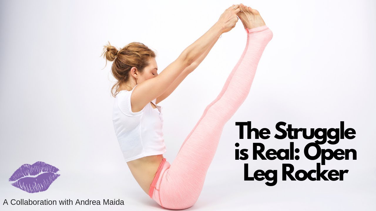 The Struggle is Real: Open Leg Rocker on the Mat | Online Pilates Classes