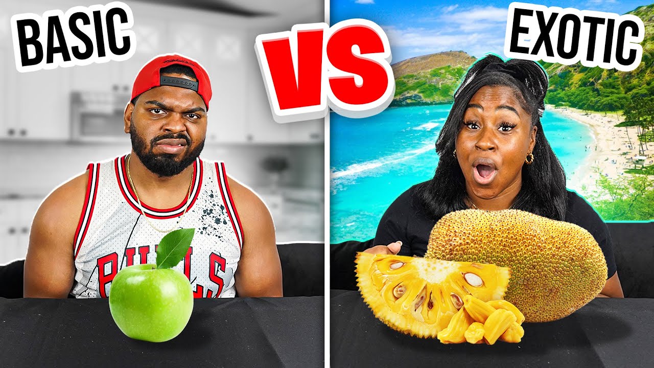 BASIC FRUIT VS EXOTIC FRUIT CHALLENGE