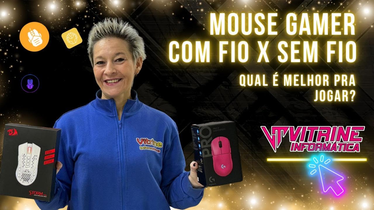 Mouse Gamer com fio X sem fio — qual é melhor pra jogar?
