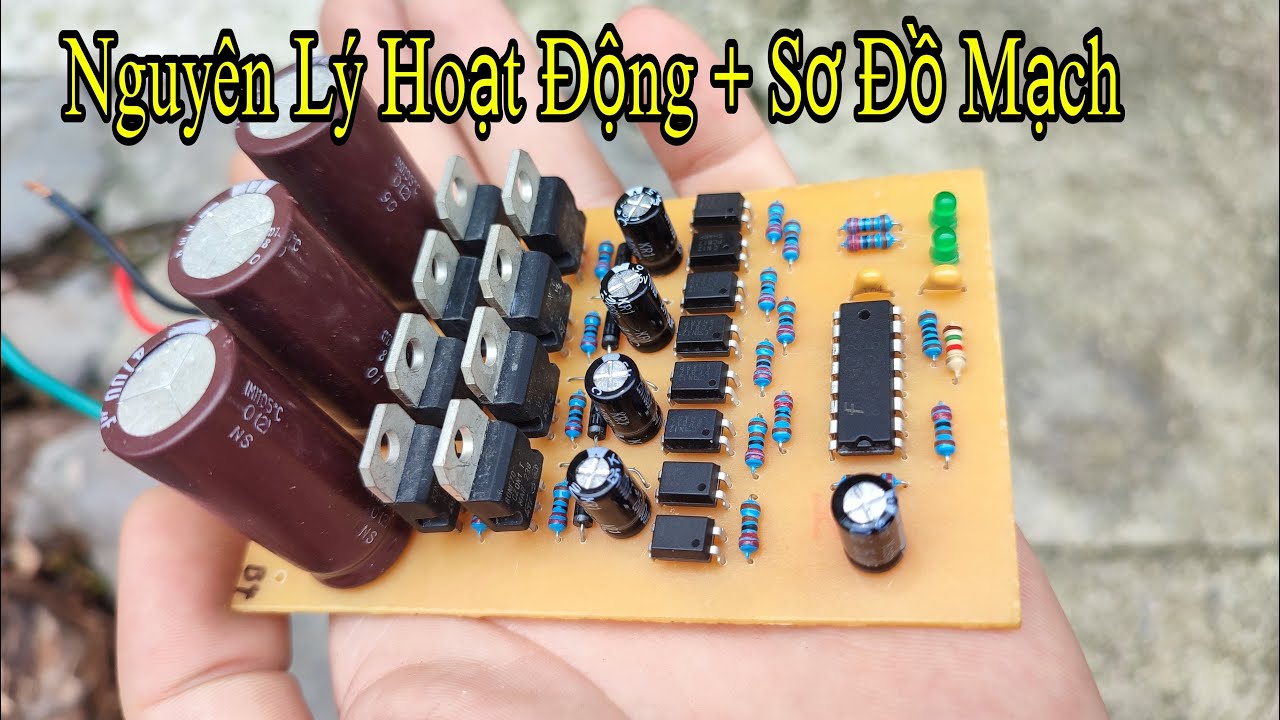 Mạch cân bằng Acquy chủ động | 48V battery balance