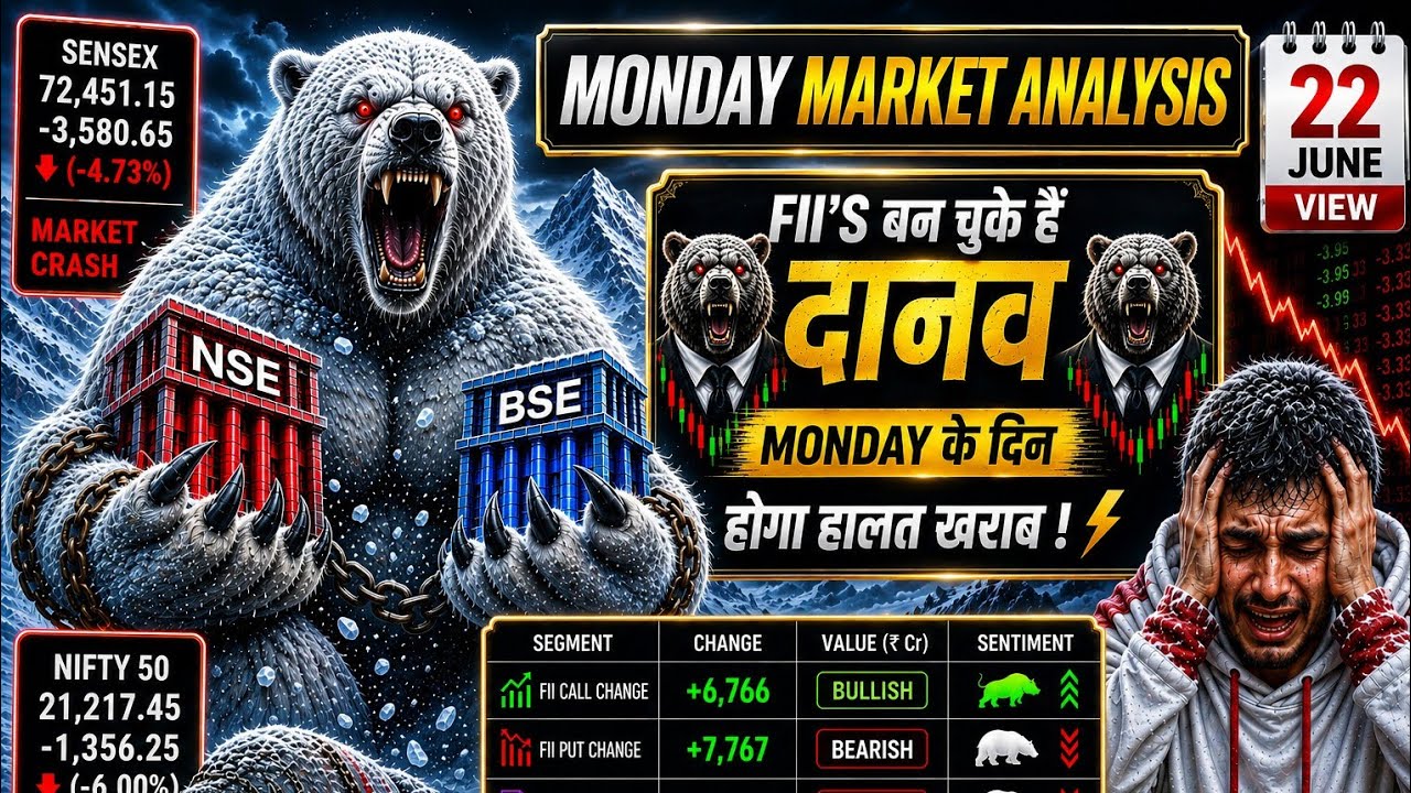 Monday market prediction | Monday Nifty, Sensex, Banknifty Prediction | Monday Market gap Up or down