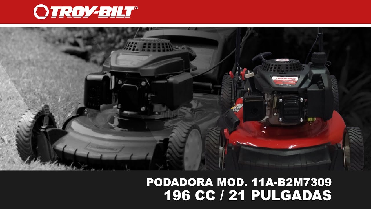 PODADORA TROY-BILT - 163CC / 21 PULGADAS - MOD. 11A-B2M7309