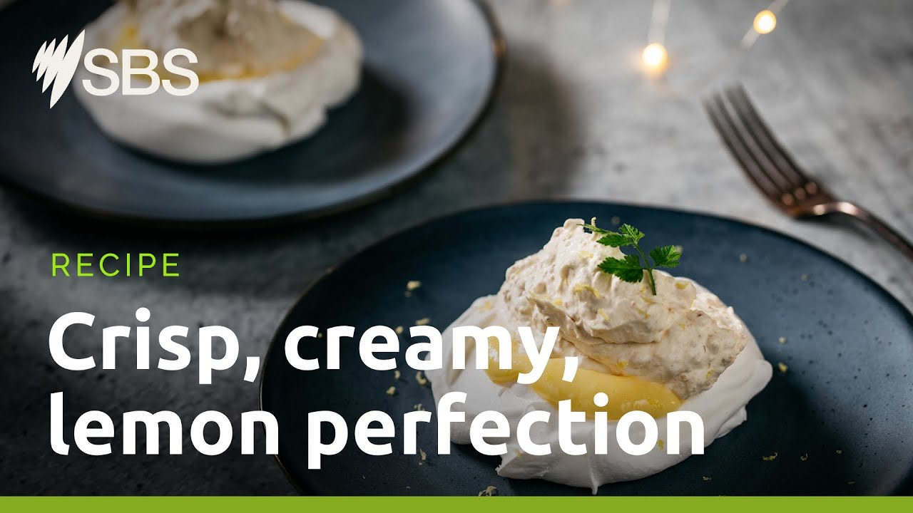 Lemon meringue pavlovas | The Cook Up with Adam Liaw