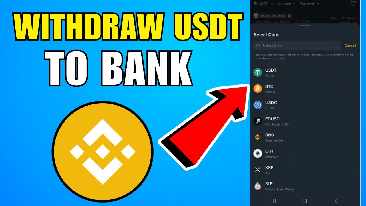 How To Withdraw USDT From Binance To Bank (2026) (Complete Guide)