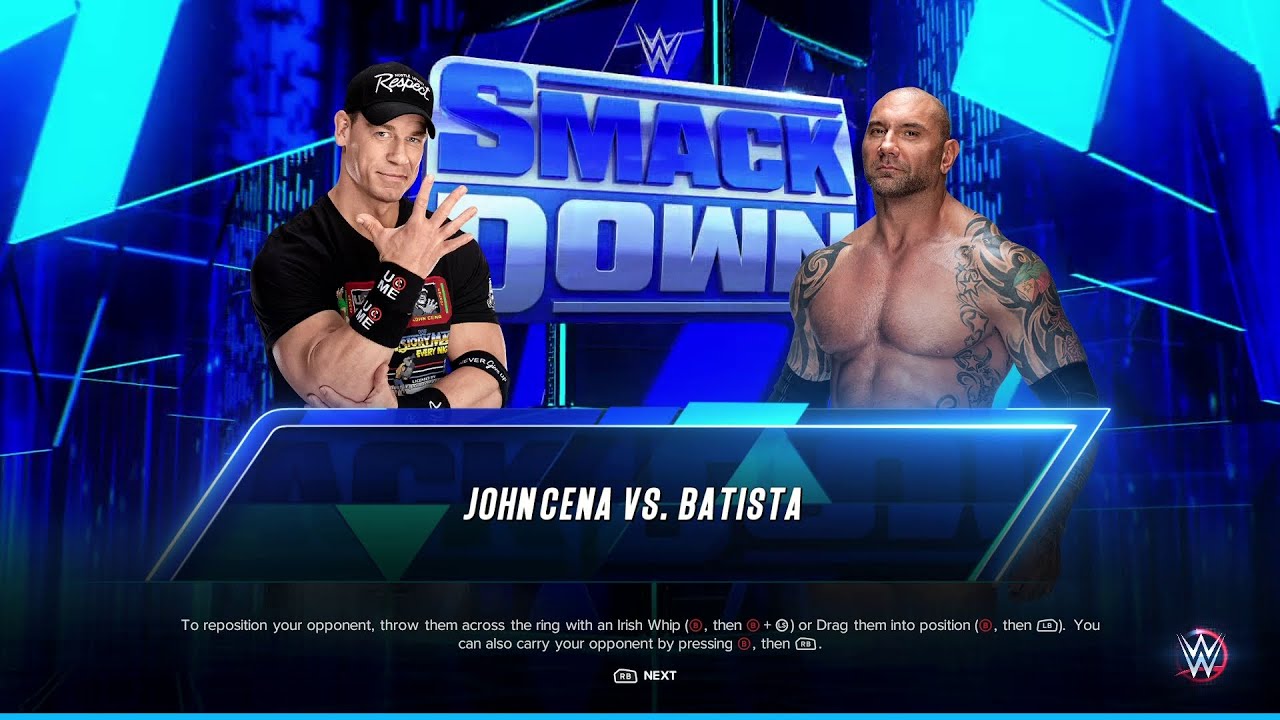 WWE 2K23 John Cena Vs Batista