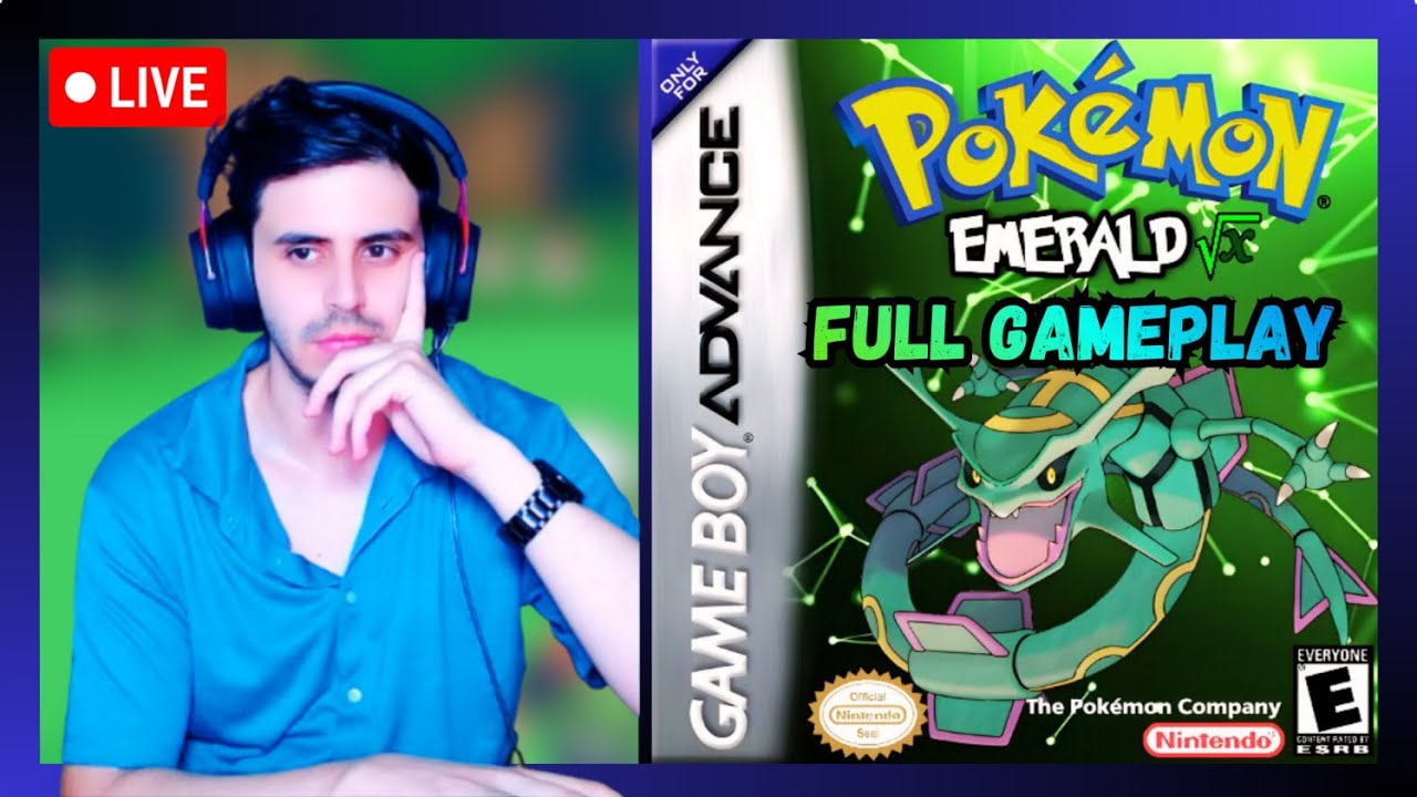Full Gameplay of The New Update of Pokemon Emerald Squared GBA ROM Hack🔥