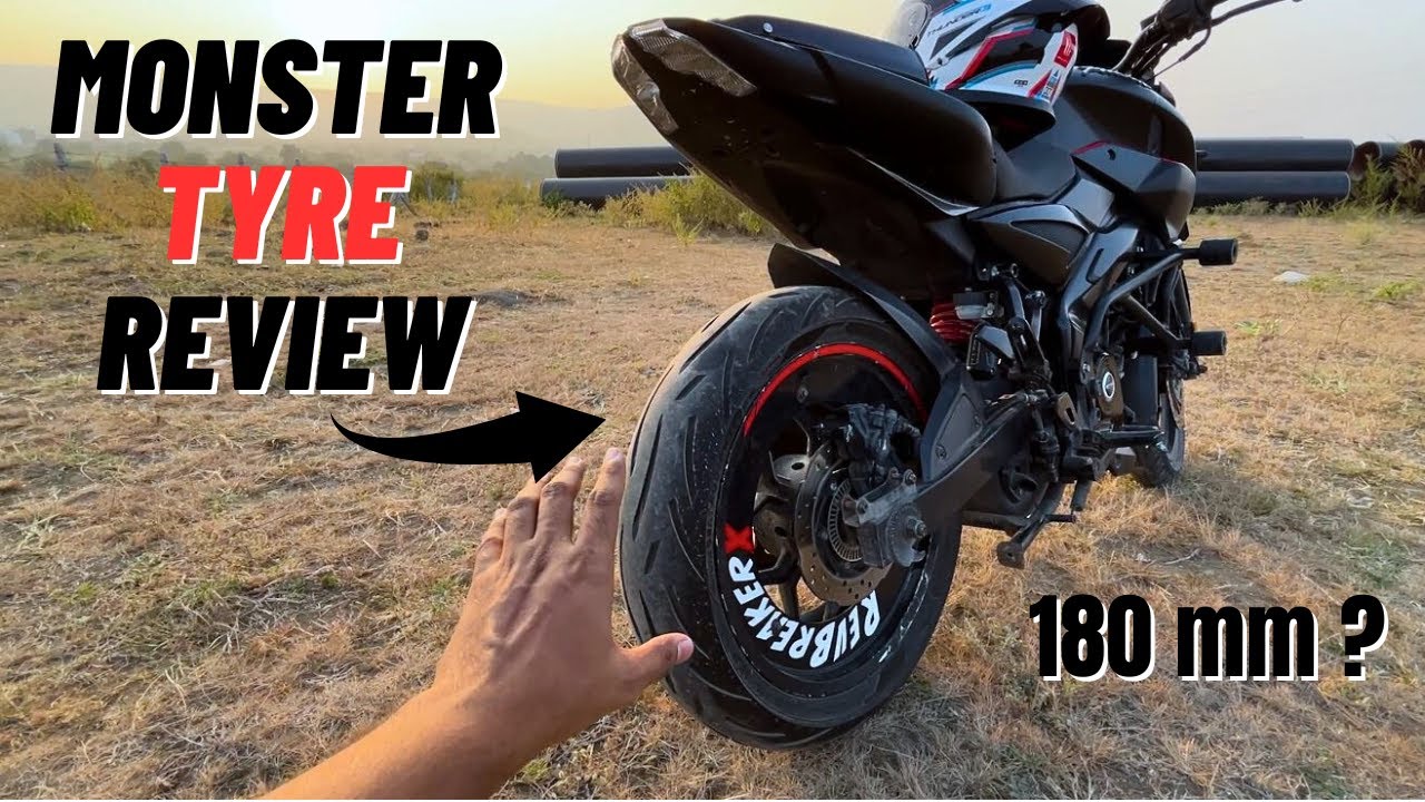 🥵Monster Tyre Review After 10000 km on NS 200🔥| Honest Review💯|@Who Fkn PD