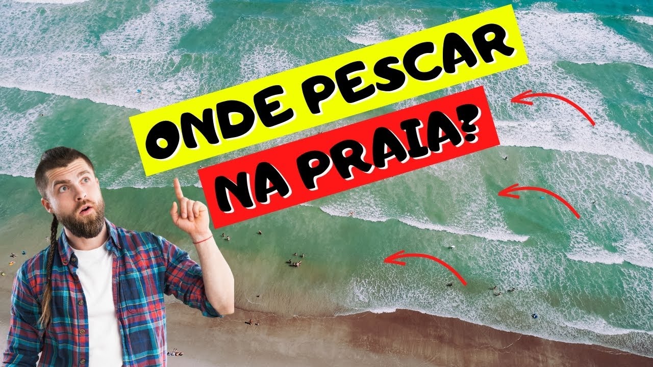 Você sabe onde arremessar para pescar na praia? Este vídeo está detalhado com os pontos de pesca!!!
