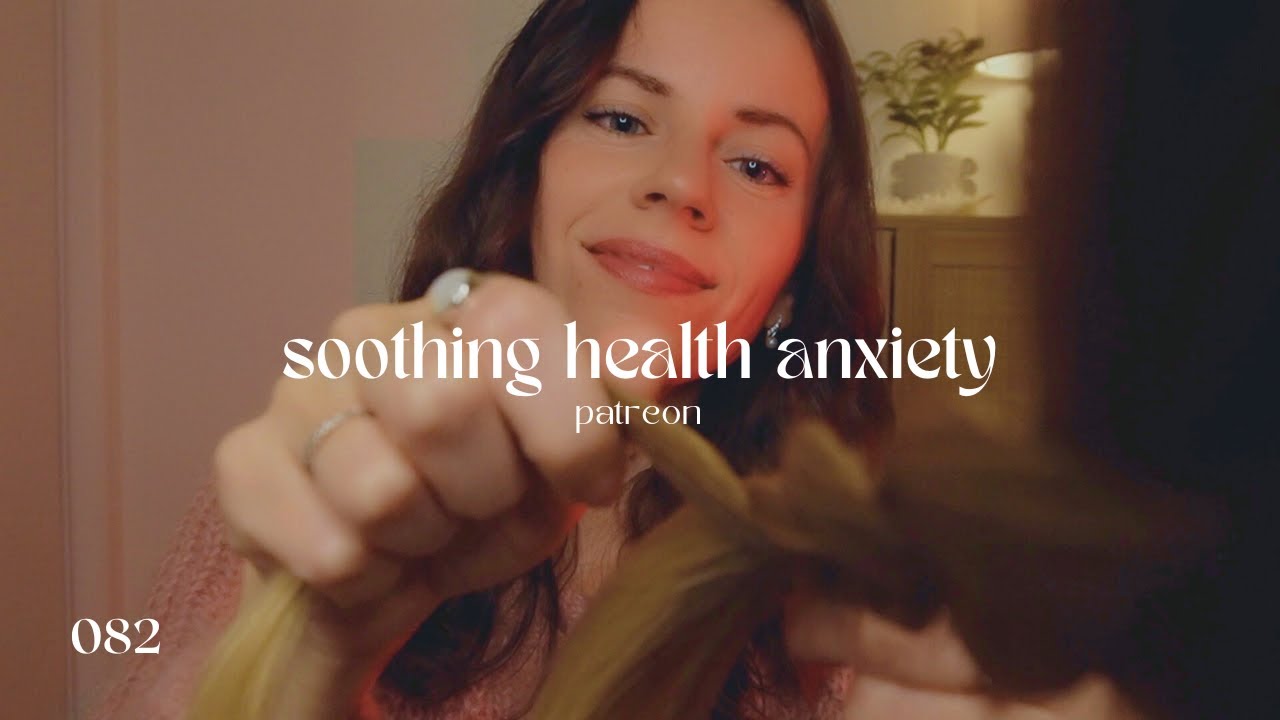 ASMR reiki to soothe health anxiety (w/ braiding positive affirmations into your hair)