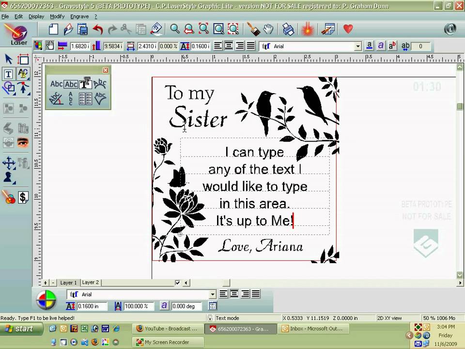 Using Text in Rectangle