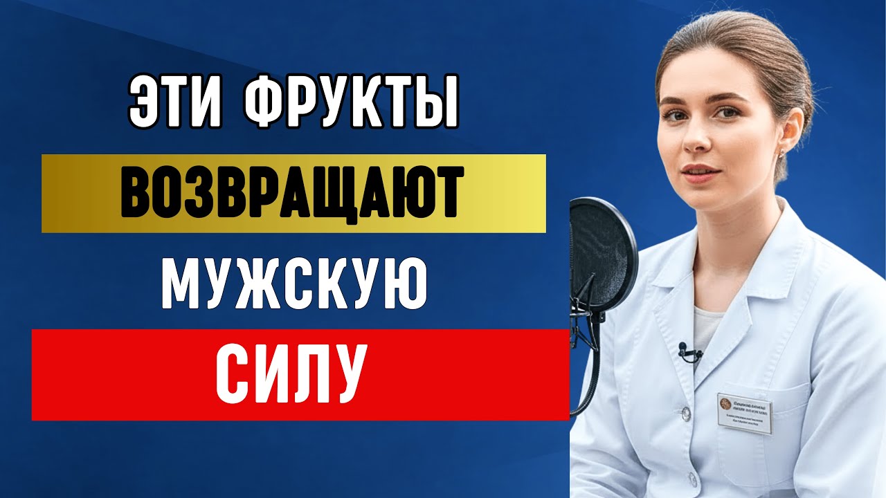 МУЖЧИНЫ ПОСЛЕ 60: 3 Важных Фрукта для Энергии, Силы и Жизненности | Советы Д-ра Смирновой