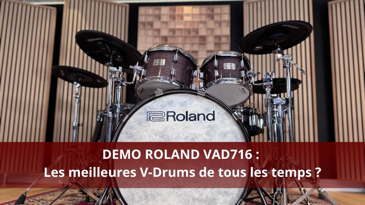 ROLAND VAD716 | La meilleure V-DRUMS jamais créée | Test | Review | Demo | Sounds | La Baguetterie