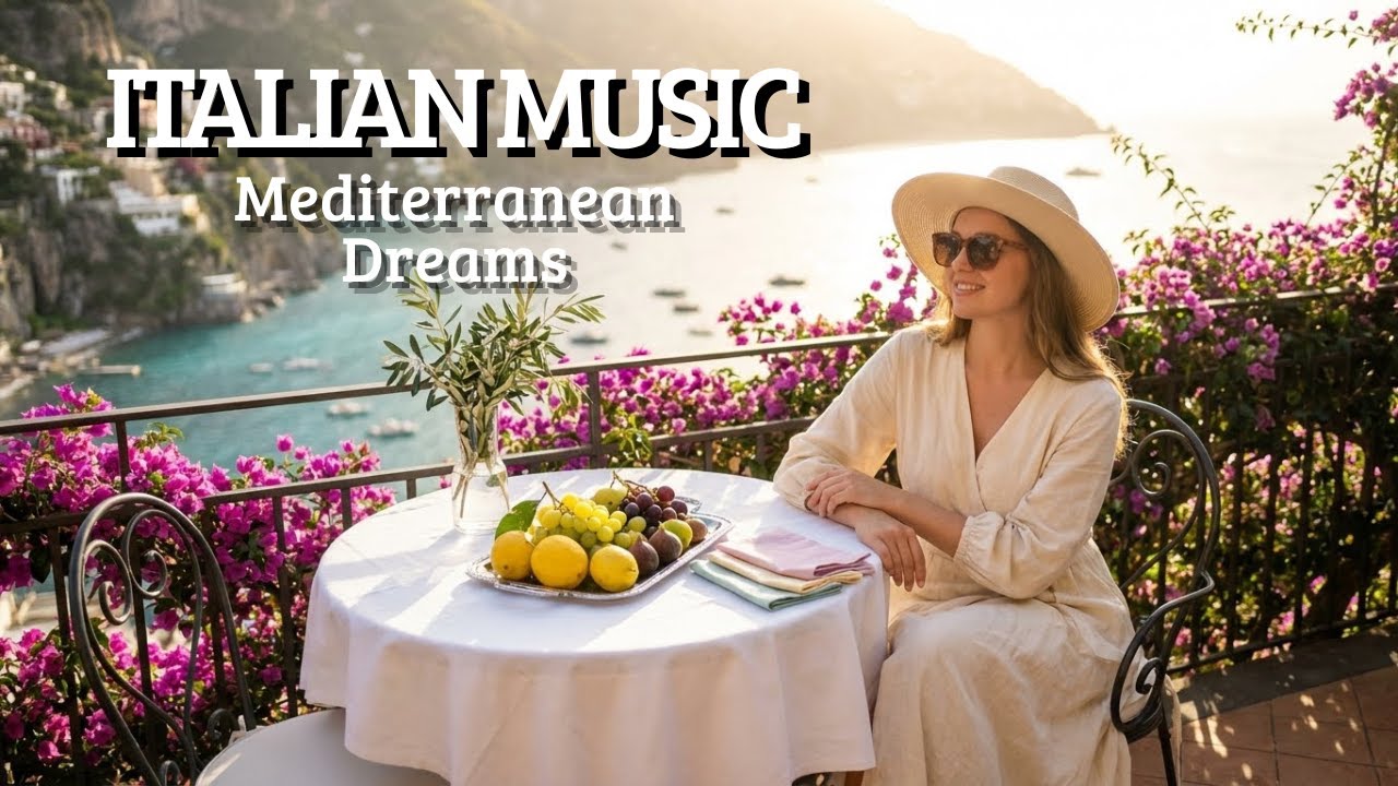 Mediterranean Bliss 🎶 Italy Relax Vibes for 2+ Hours Amalfi Coast & Lake Como