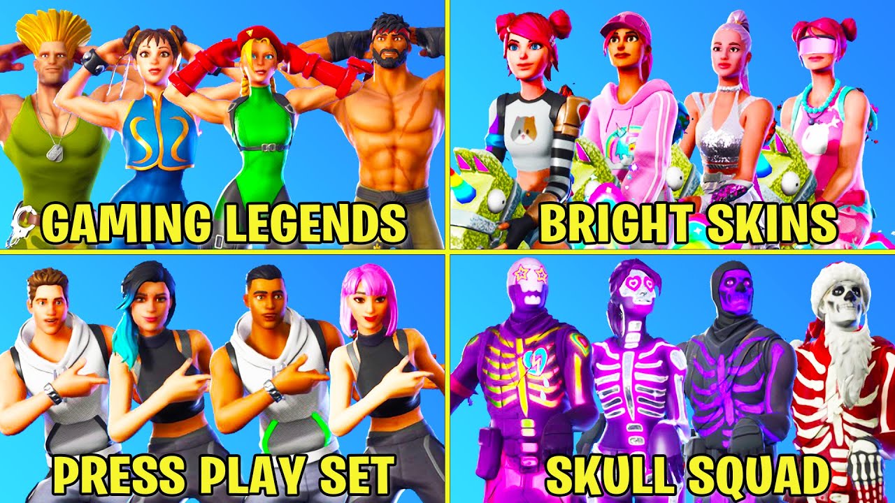 Best Types of Fortnite Skins With Legendary Dances & Emotes! #1 (Ariana Grande, Gaming Legends,..)