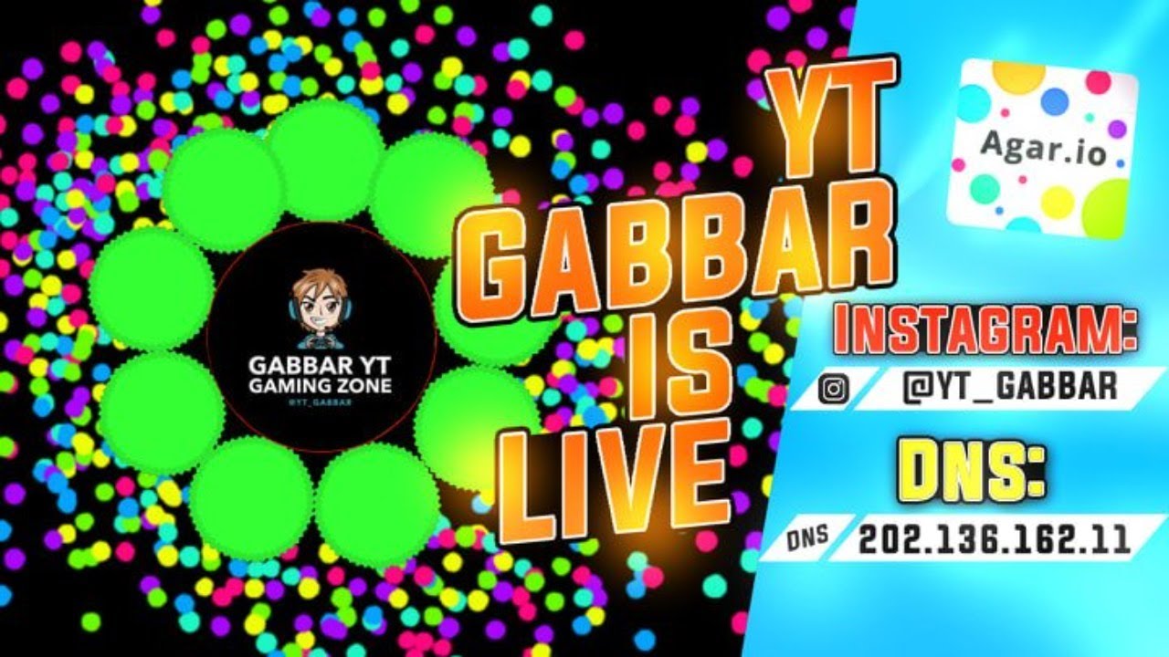 𝙶𝚊𝙱𝙱𝚊𝚛𝚈𝚃 is Live Join & Play With Us/ Agar.io live
