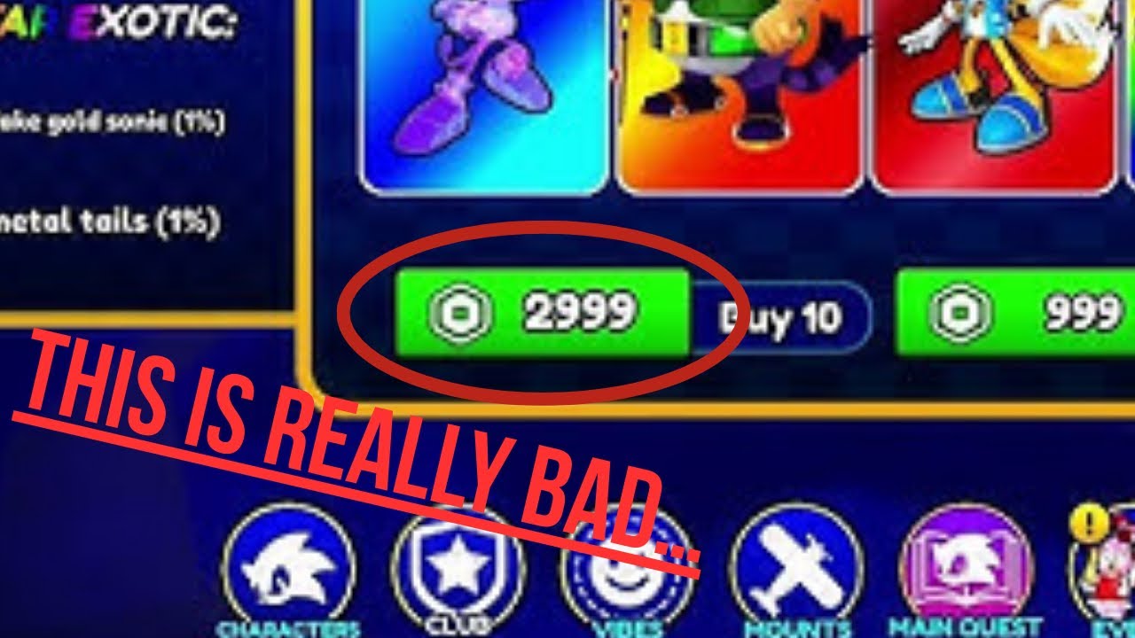 This is disgusting... (Sonic Speed Simulater)