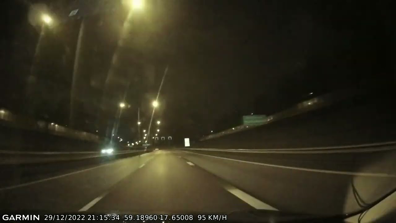 DRIVE #2363: Norrköping-Stockholm (Sweden) (timelapse 4x) *Read Description*