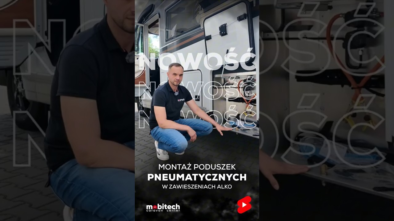Montaż PODUSZEK PNEUMATYCZNYCH do kamperów z zawieszeniem ALKO - już w Mobitech Caravan Center