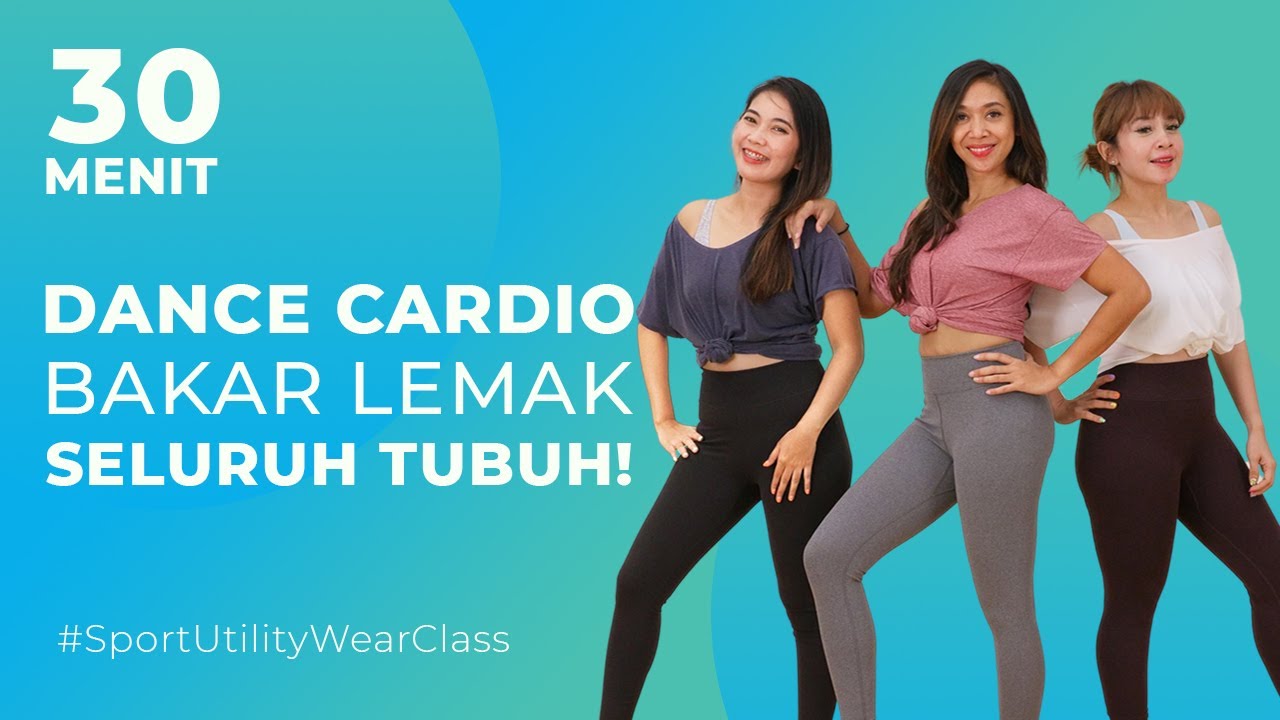 30 Menit Bakar Lemak Seluruh Tubuh dengan Dance Cardio Workout | Senam di Rumah