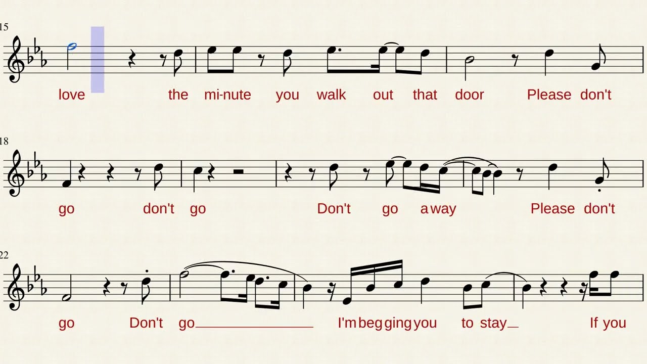KC and the Sunchine Band - Please don't Go  -Eb