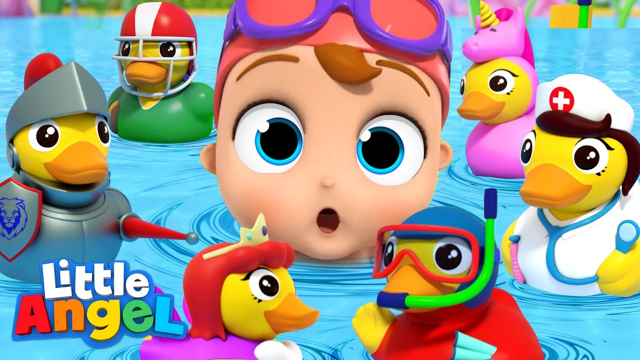 Ten Little Ducks | Little Angel Kids Songs & Nursery Rhymes