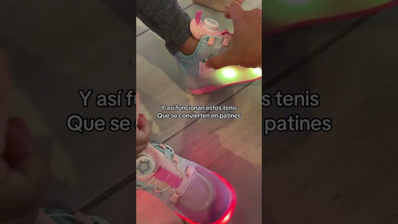 Los tenis que se convierten en patines los encuentras debajo 
