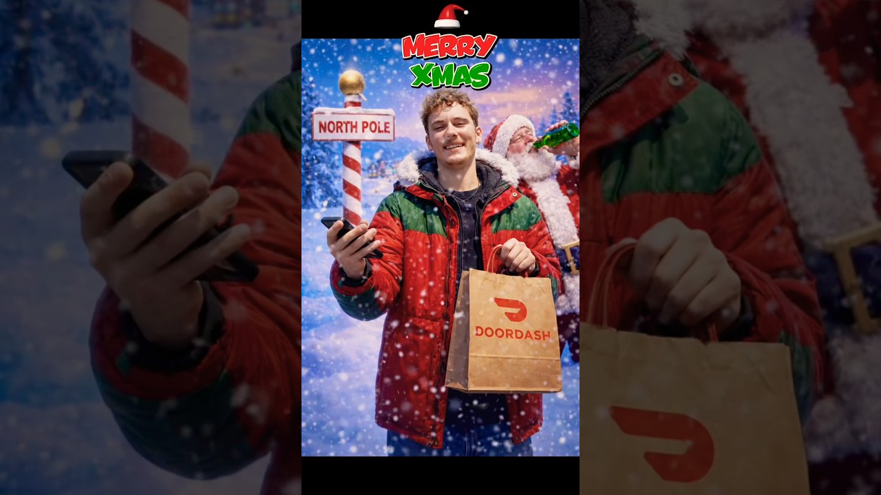 Я застал Санта-Клауса на следующий день после Рождества за вот этим! 🎅🍻 