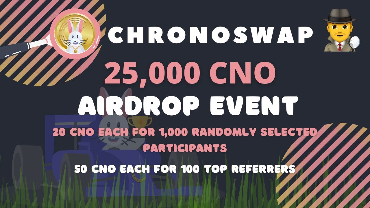 New airdrop: ChronoSwap (CNO) | Total Reward: 25,000 CNO