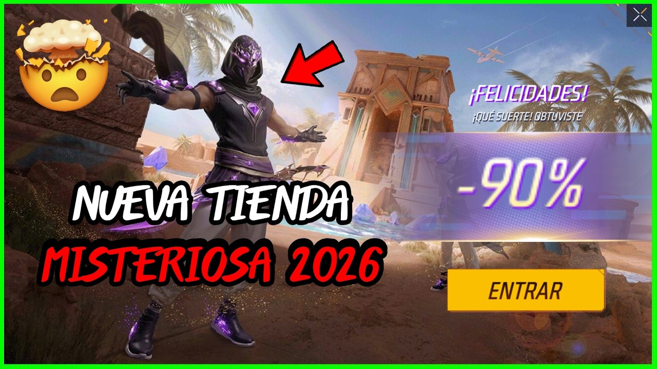 🎁¡Nueva TIENDA MISTERIOSA Marzo 2026! PREMIOS TIENDA MISTERIOSA Secretos del Oasis en Free Fire