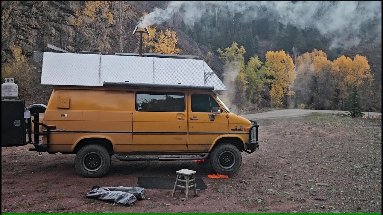 9 minute aluminum van roof extension. 