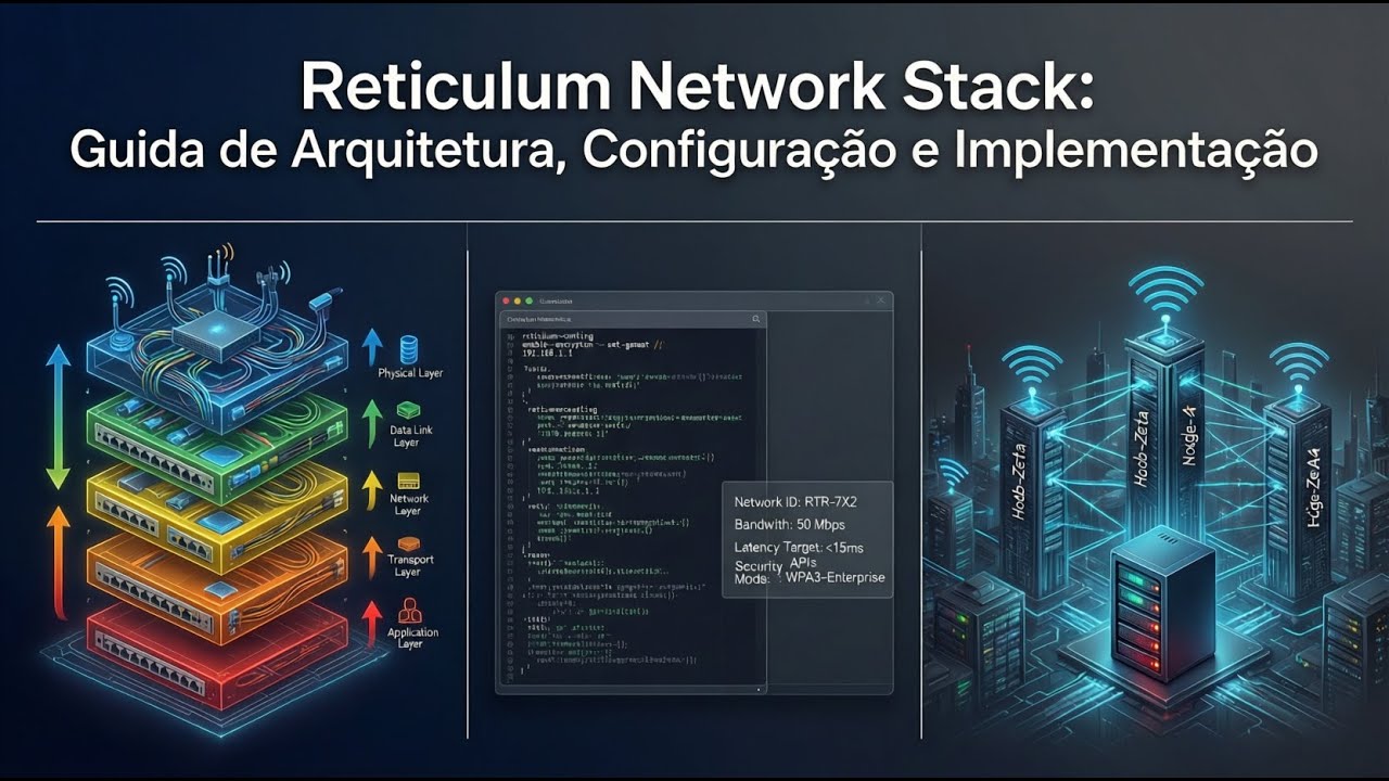 Reticulum Network Stack: Guia de Arquitetura, Configura&ccedil;&atilde;o e Implementa&ccedil;&atilde;o