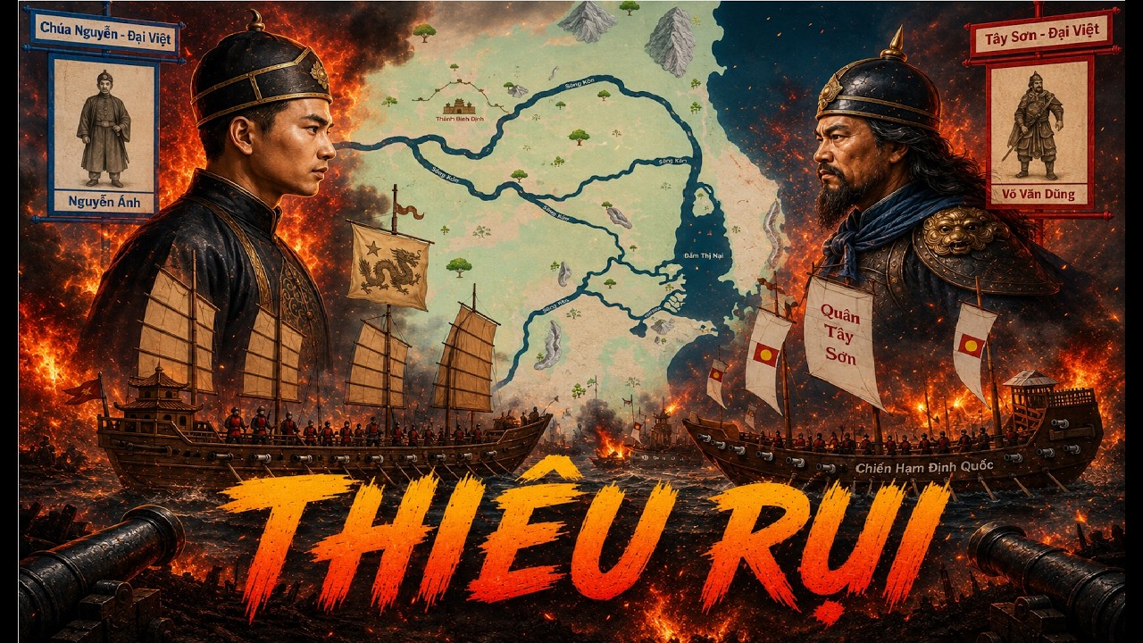 Trận Thị Nại 1801 I Nguyễn Ánh Tiêu Diệt Toàn Bộ Thuỷ Quân Tây Sơn