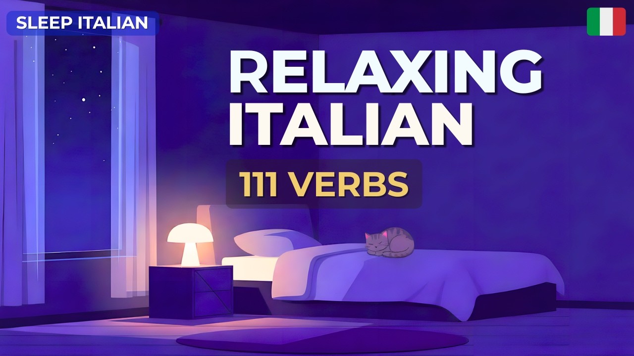 Fall Asleep with Italian Verbs | 1 Hour