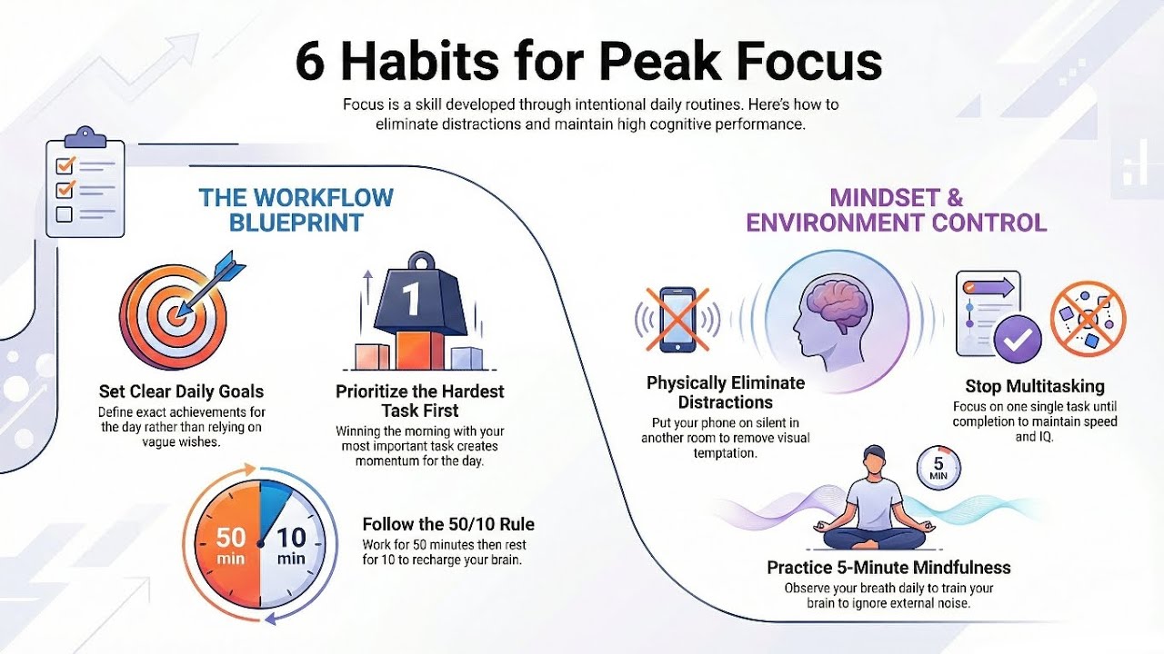 6 Habits for Peak the Focus | Training Video 