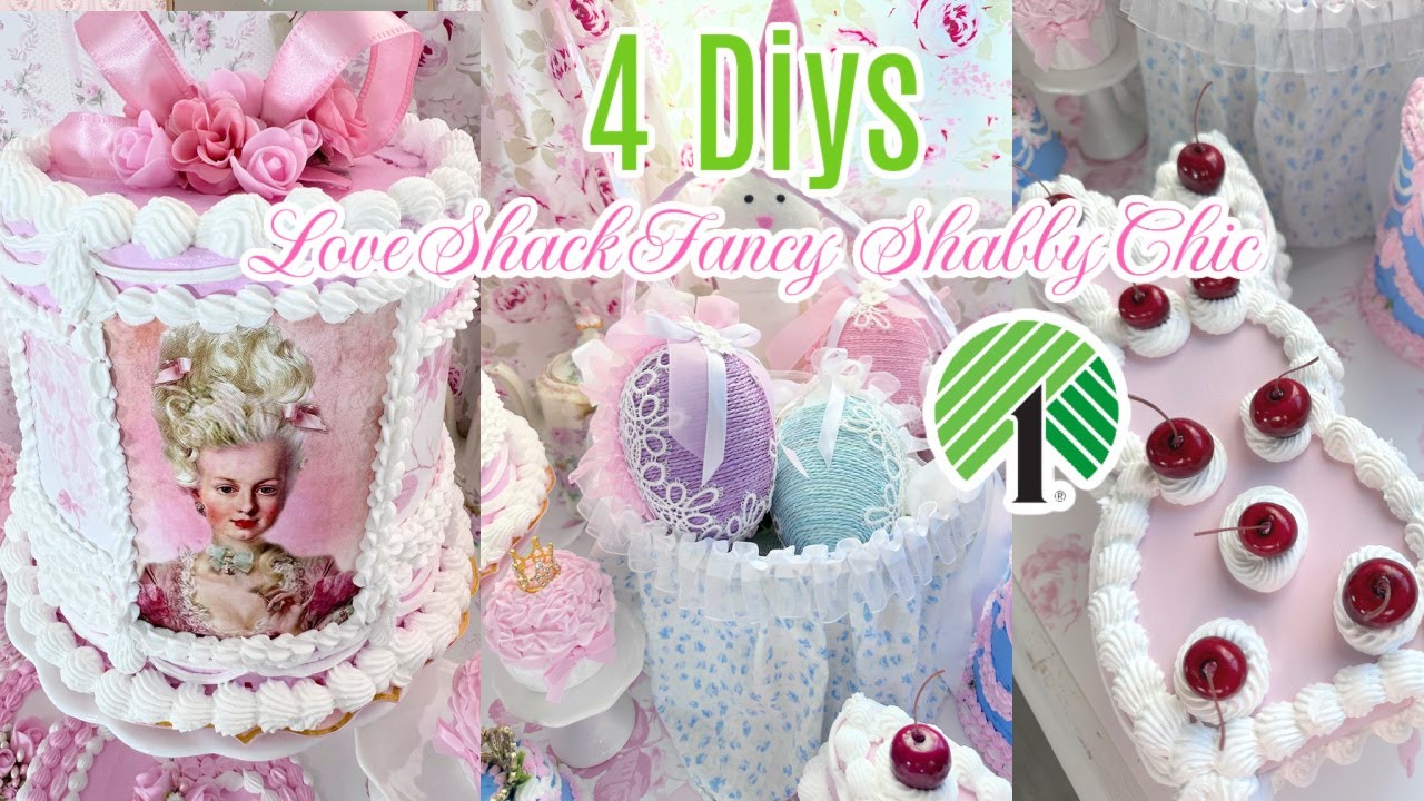 🐇NEW!!! 4 DIY DECOR CRAFTS SPRING/EASTER BASKET CAKE 🐇 I Love Spring ep 6 Olivia's Romantic Home