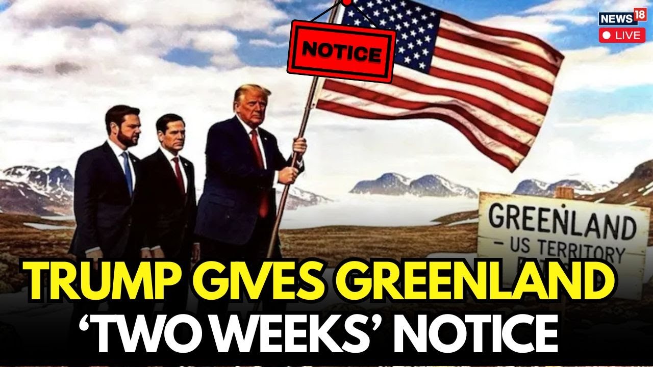 TRUMP'S GREENLAND ULTIMATUM: ‘Two Weeks’ Notice & Arctic Deal | Denmark Says ‘NOT FOR SALE’ | LIVE