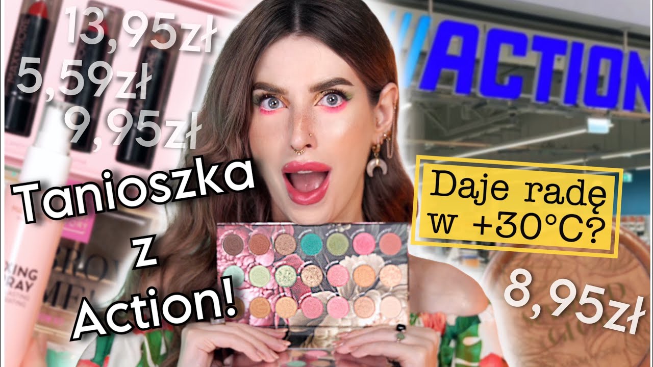 😱Weszłam do Action tylko na chwilę i wyszłam Z TYM!- Tania kolorówka odporna na upały?🥵